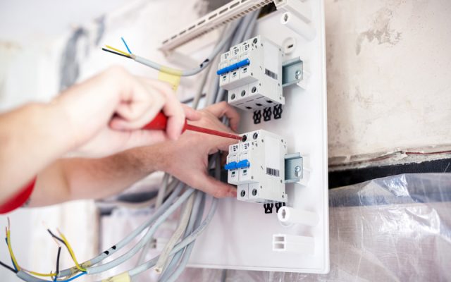 Installing electrical circuit in a rented property